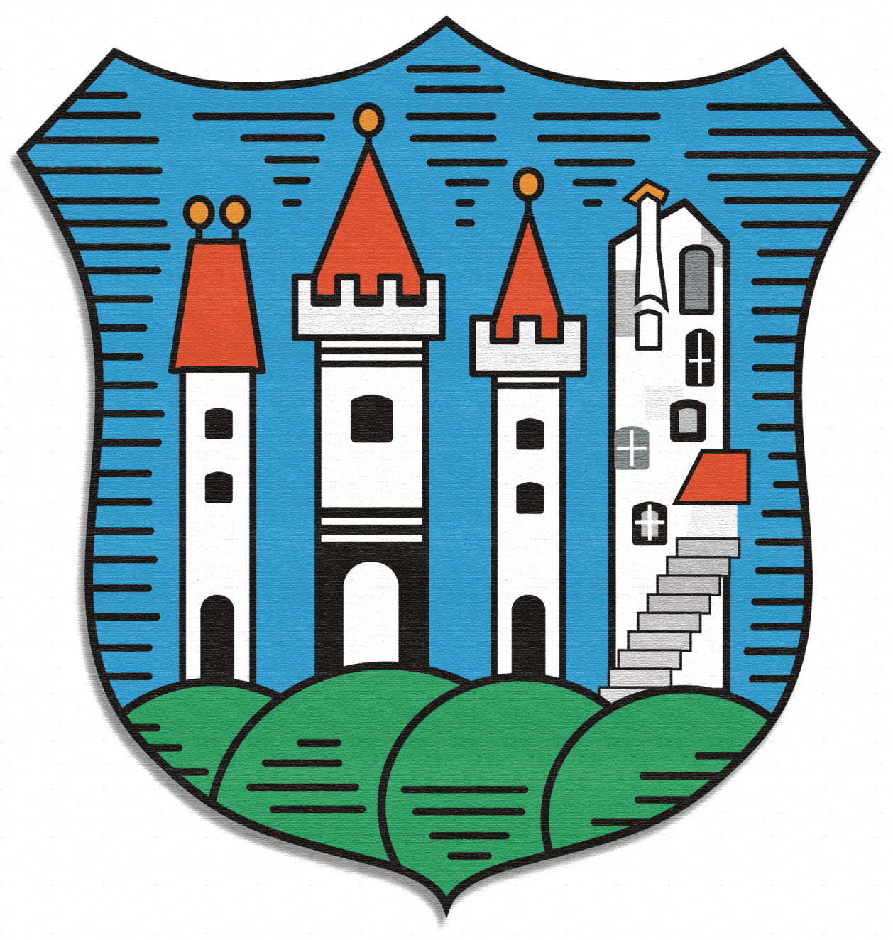 Trostberger Wappen bekommt vierten Turm